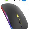 Bluetooth mouse Dual Mode Bluetooth + Wireless RGB||afif.top