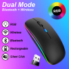 Bluetooth mouse Dual Mode Bluetooth + Wireless RGB||afif.top